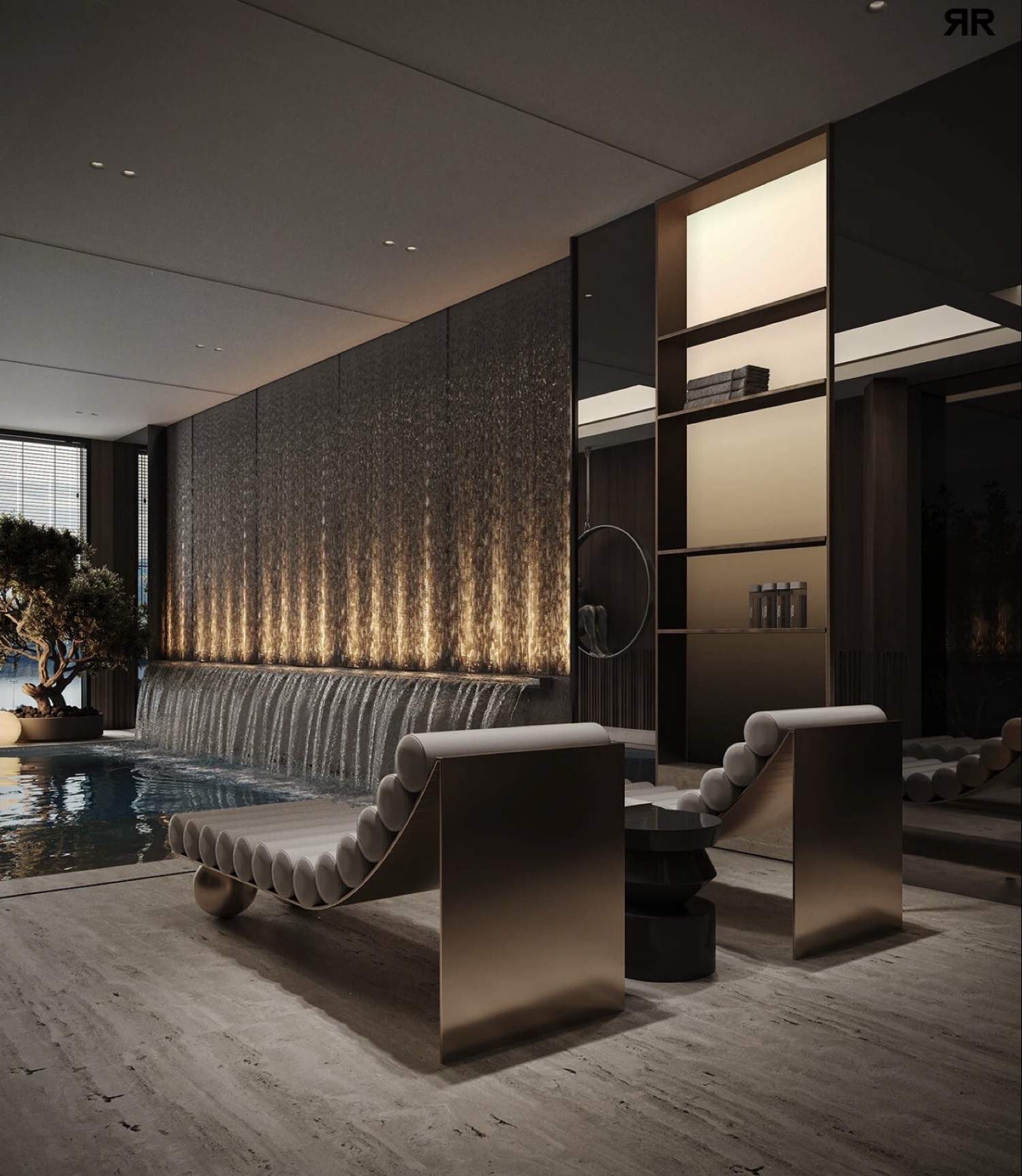 Villa I Onyx — Le spa — Choulex, Genève, Suisse
