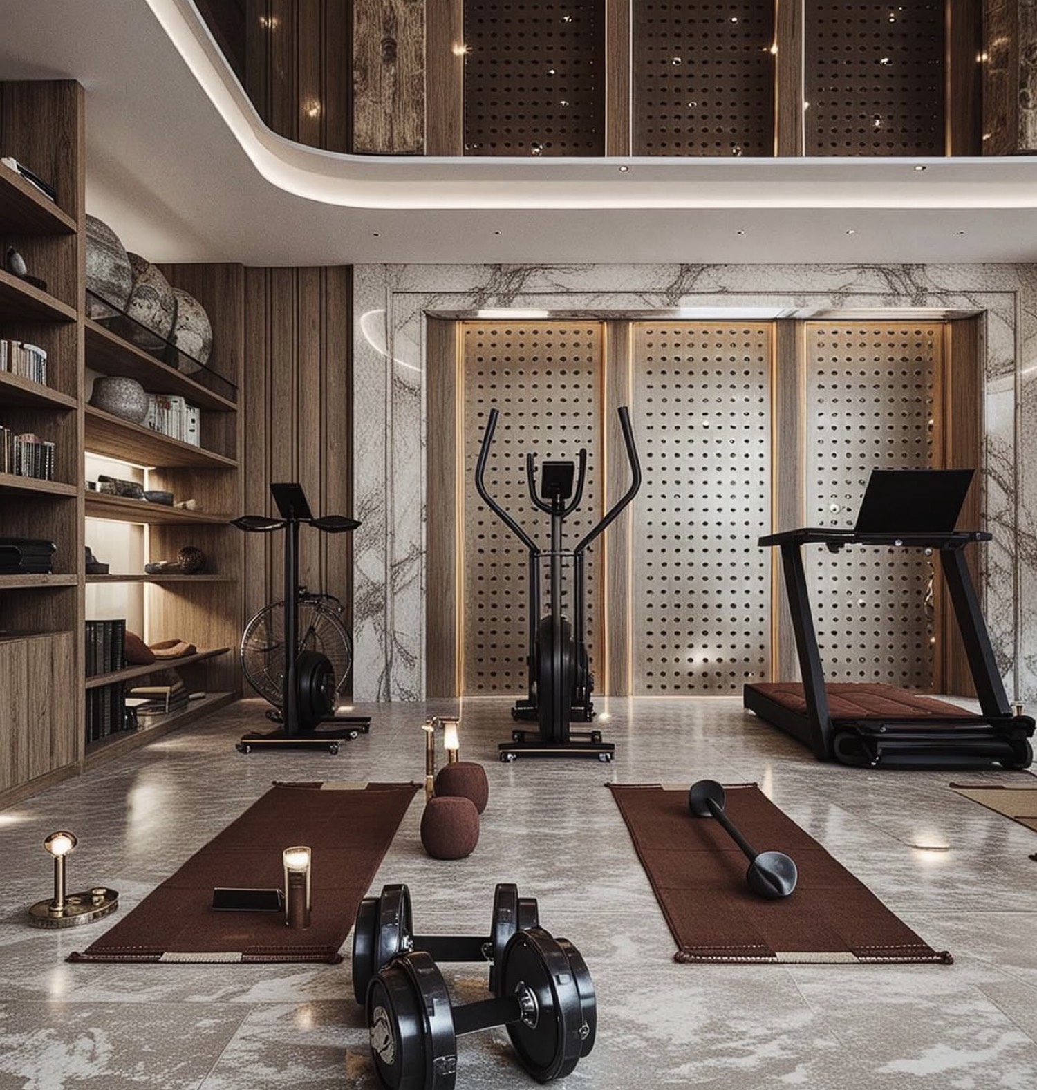Villa I Onyx — Le fitness — Choulex, Genève, Suisse